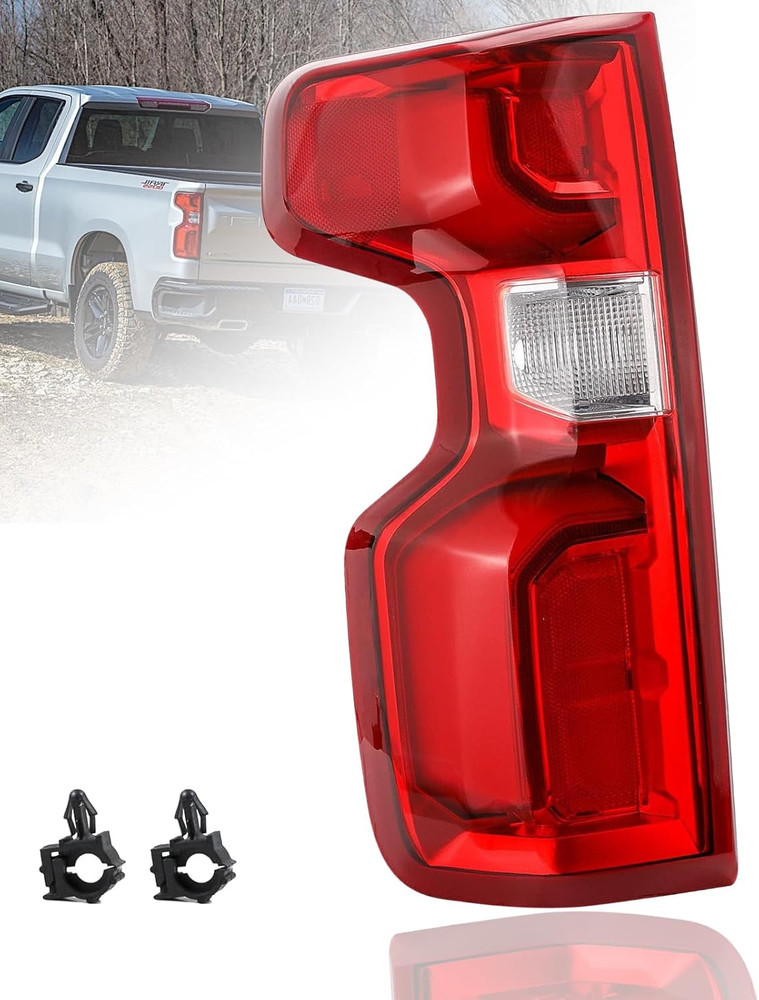 Tail Light Assembly Compatible with 2019-2023 Chevy Silverado 1500 Left Driver S