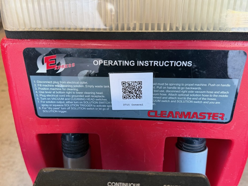 Cleanmaster EXPRESS Multi Surface Floor Scrubber Cleaner Machine Commercial