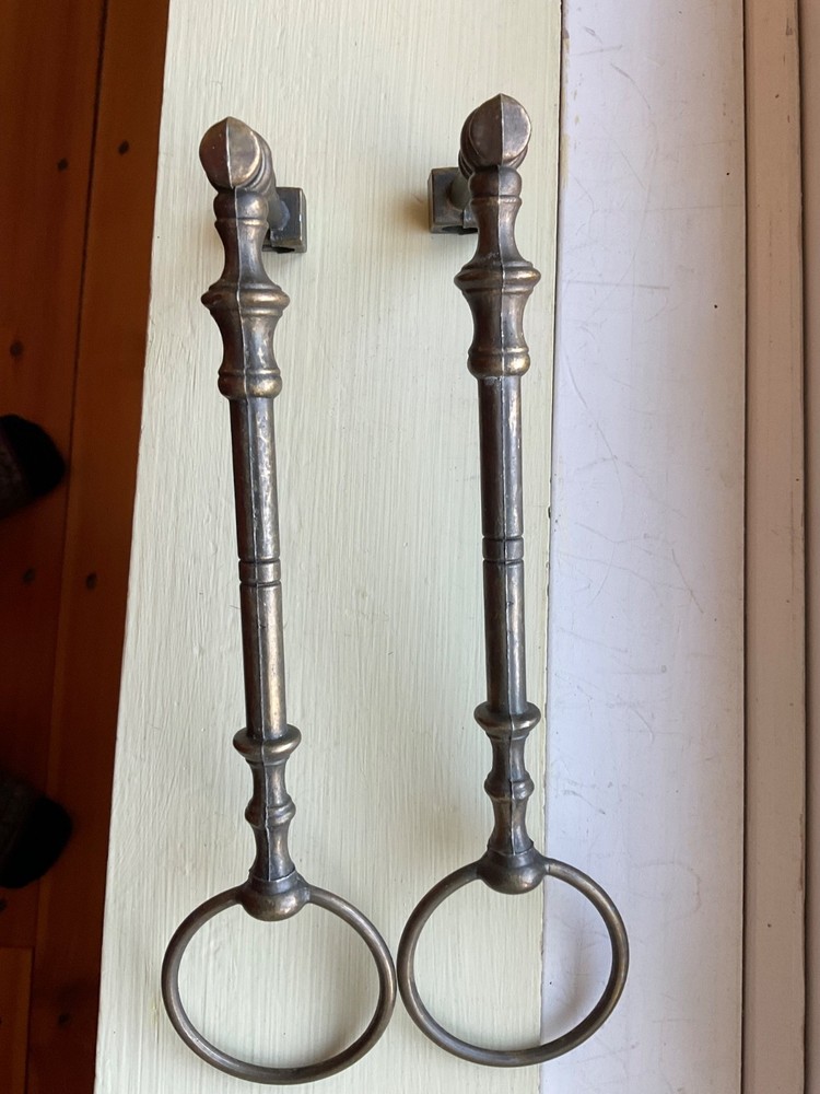 Vintage Pair Brass Horse Bits