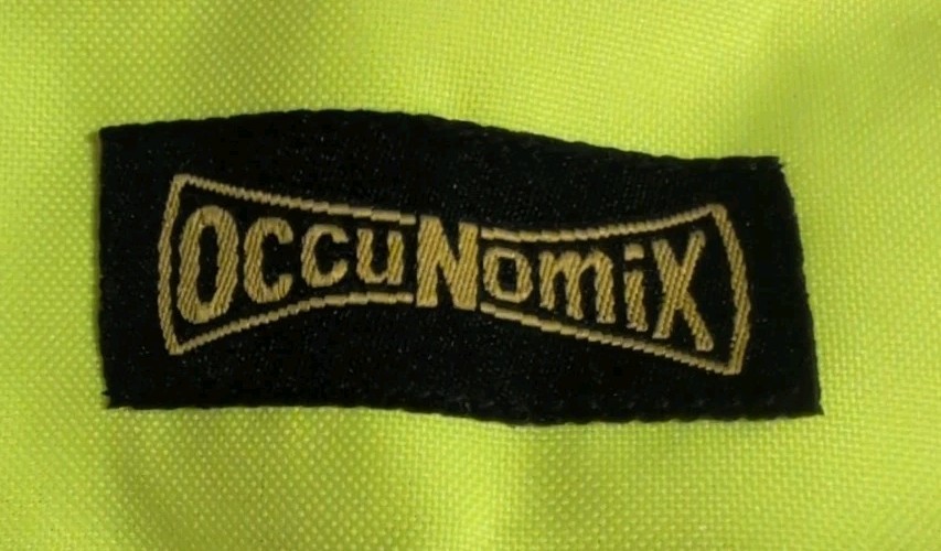 Occunomix Mens Medium Multi-Color 100% Polyester Zip Up Reflective Jacket 25