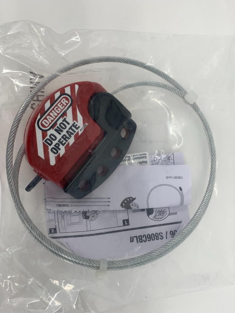 Master Lock 39L528 S806CBL3 Polyurethane Cable Lockout
