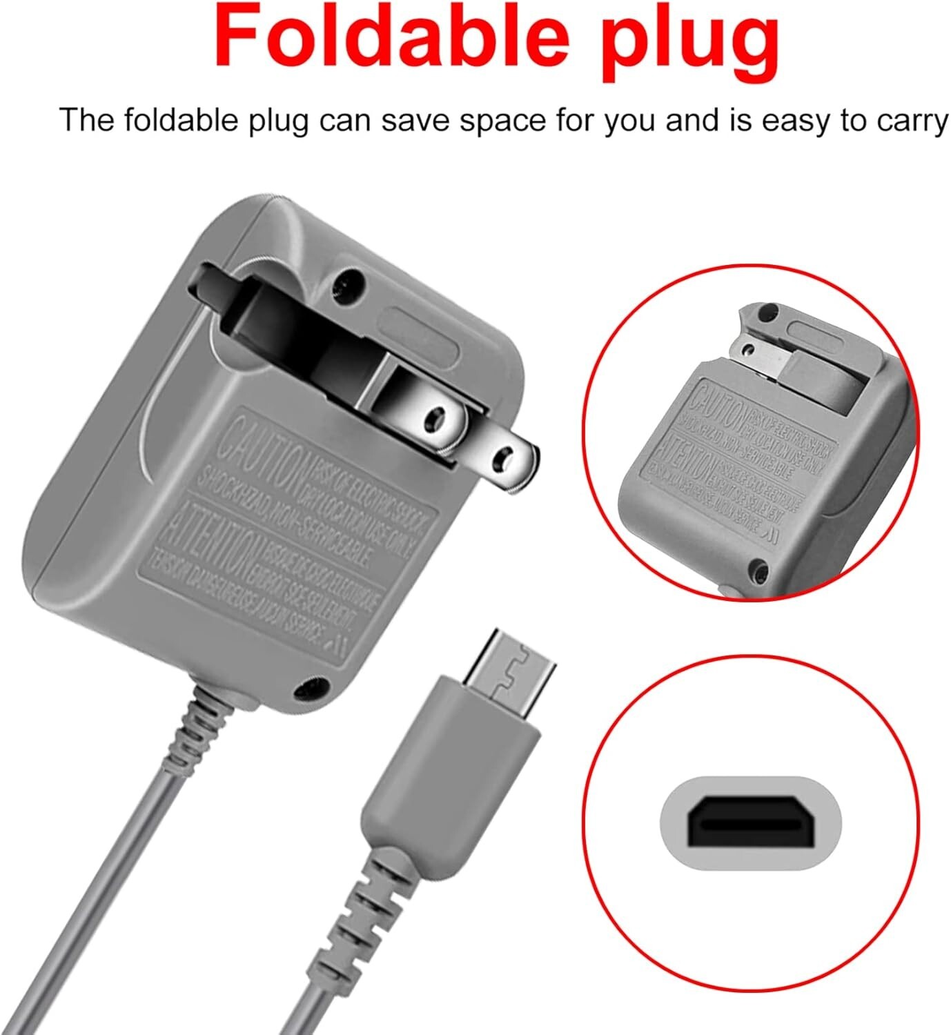 New AC Adapter Home Wall Charger Cable for Nintendo Ds Lite/ DSL/ NDS lite/ NDSL