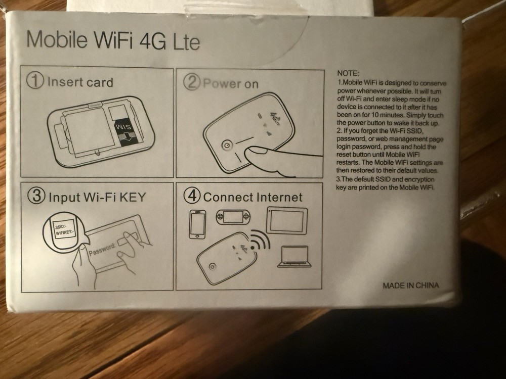H808 Portable Hotspot, Slim And Compacted