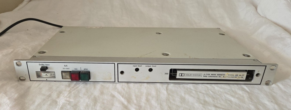 Dolby Noise Reduction System 360-1 Rack Mount w/A Type Module #22 / Unit #2