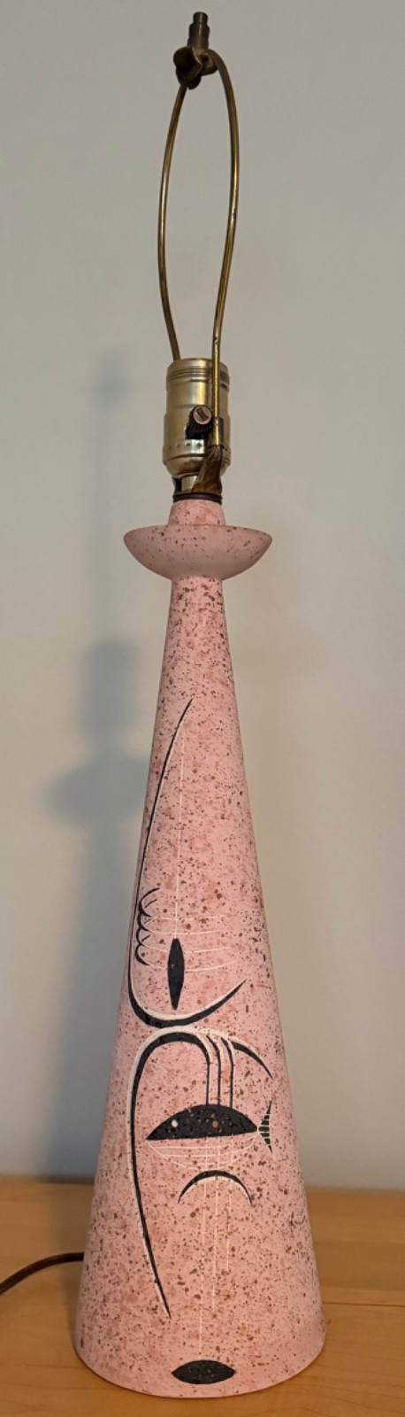 Vintage 50s MCM Fish Mobile Tye Cali Lamp Mid Century Modern Lighting Atomic Era