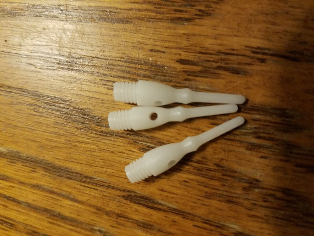 Viper Dart Accessory Tufflex III White 2BA Thread Short Soft Tips