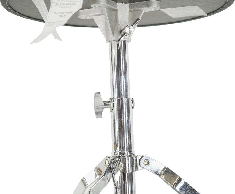 Ddrum Adjustable 12" x 2" Drum Throne Seat Round Padded Stool Hardware