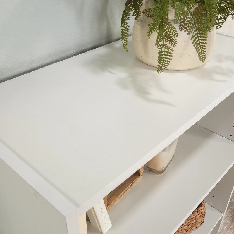 Sauder Beginnings 3-Shelf Bookcase, Soft White Finish
