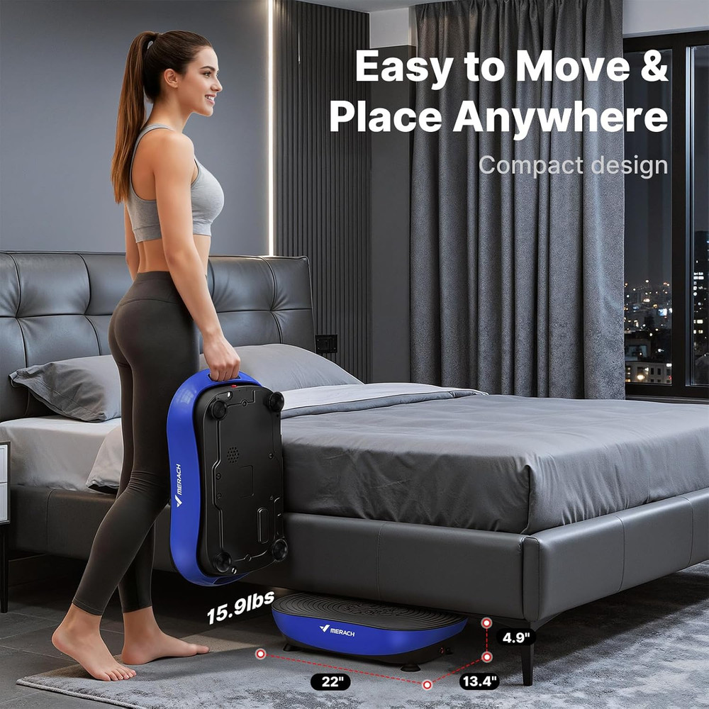 Vibration Plate Exercise Machine, Vibrating Platform for Lymphatic Drainage Weig