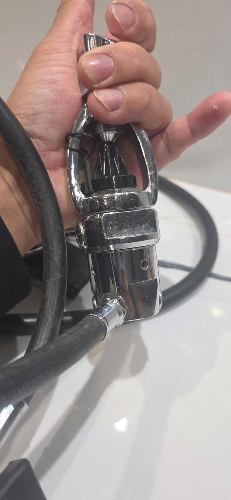 4000 PSI & TECHNI PRO -Sub Regulator Set Black Hoses Scuba Diving "UNTESTED"