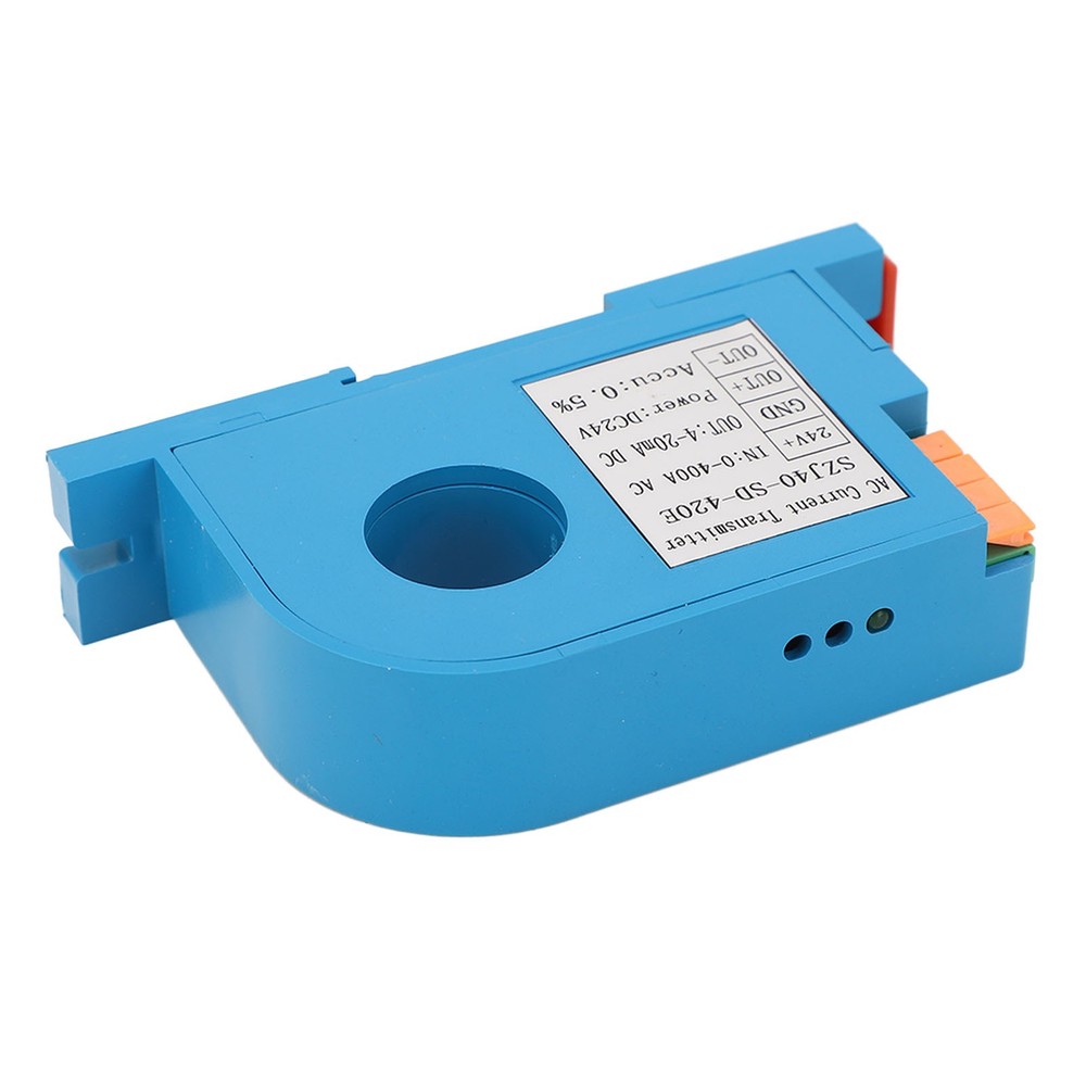 AC Current Transmitter 4‑20mA Output Single Phase AC Current Transducer Sens NEW