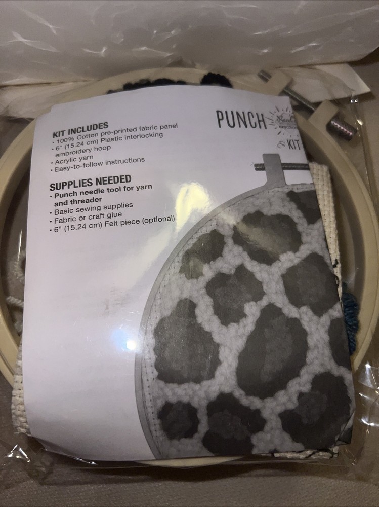 Needle Creations Punch Needle Kit “Leopard”