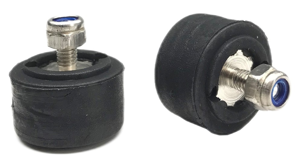 Leatt Flex Joint C-Frame for Thigh Load Pad Pair Black