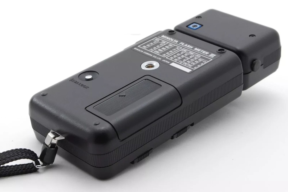 Minolta Flash Meter III with Spherical Diffuser (Ambient/Flash) With Case WORKS!
