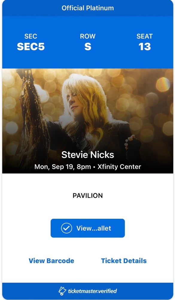 Concert tickets