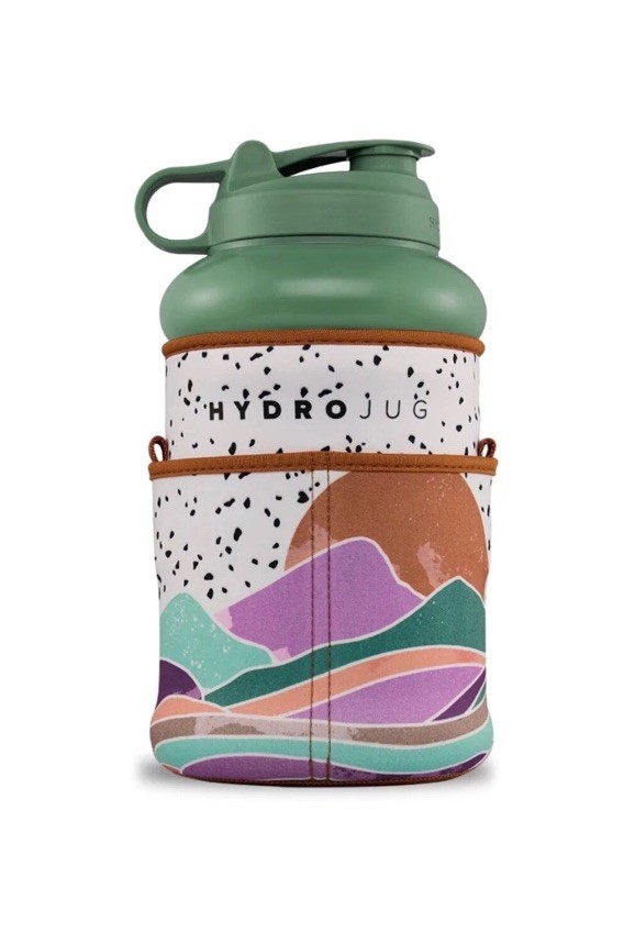 Hydrojug Bottle with Mountain Range Sleeve