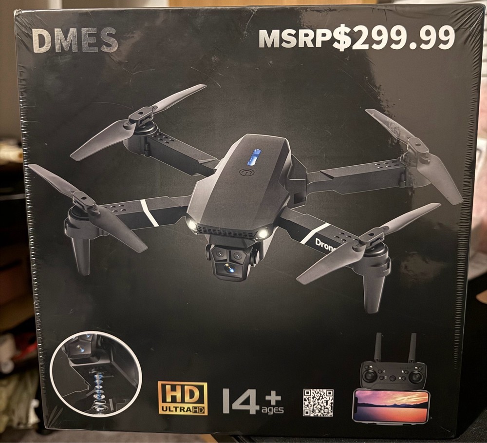 DMES P13 Foldable Drone NEW Sealed HD Dual Camera Optical Flow Headless Mode