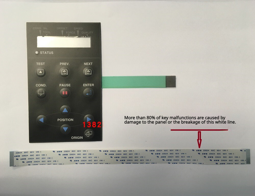 Cutting Plotter Key Panel Operation Panel Part for GRAPHTEC CE5000 CE3000