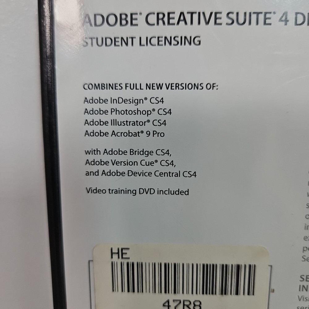 Adobe Creative Suite 4 Design Standard - For Mac - WITH Serial Number