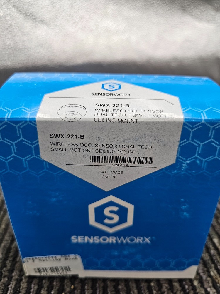 Sensorworx SWX-221-B Wireless Occupancy Dual Tech Small Motion Ceiling Mount