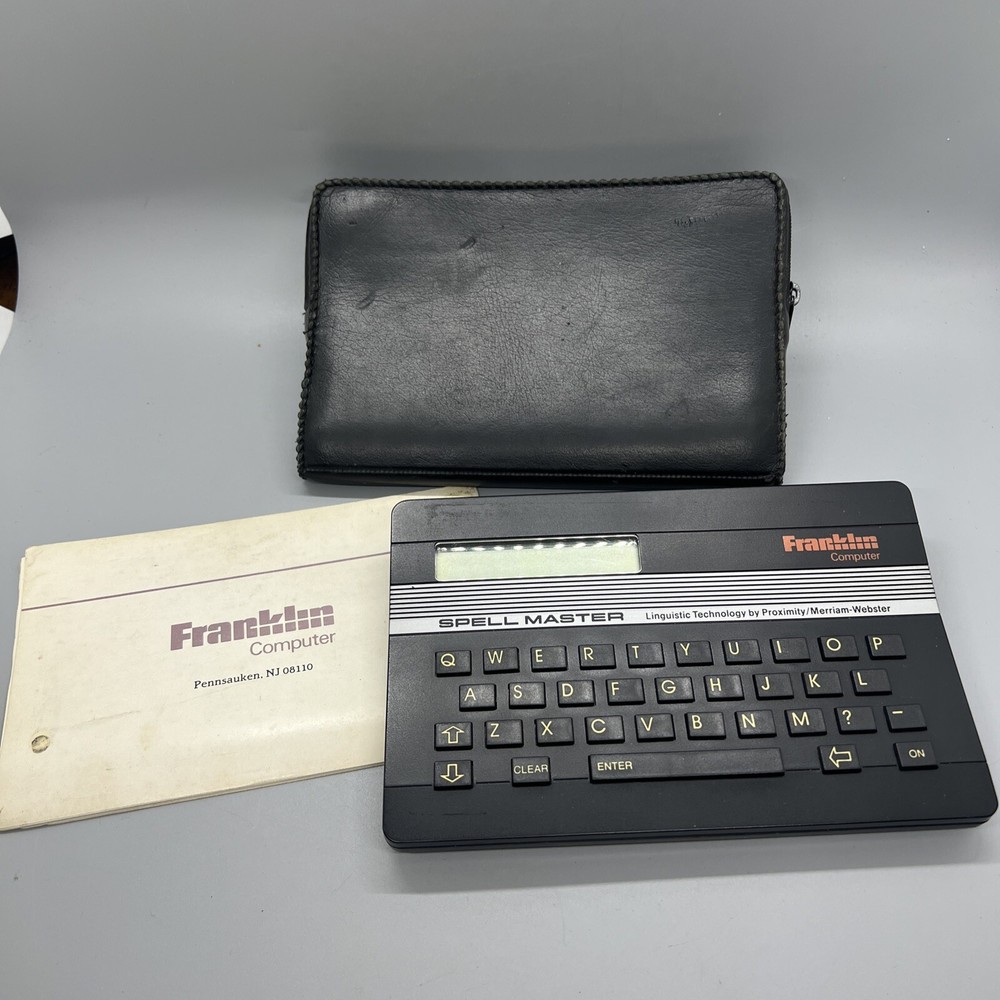 Franklin Computer Spell Master SA-103 Linguistic Technology Works Great Tested