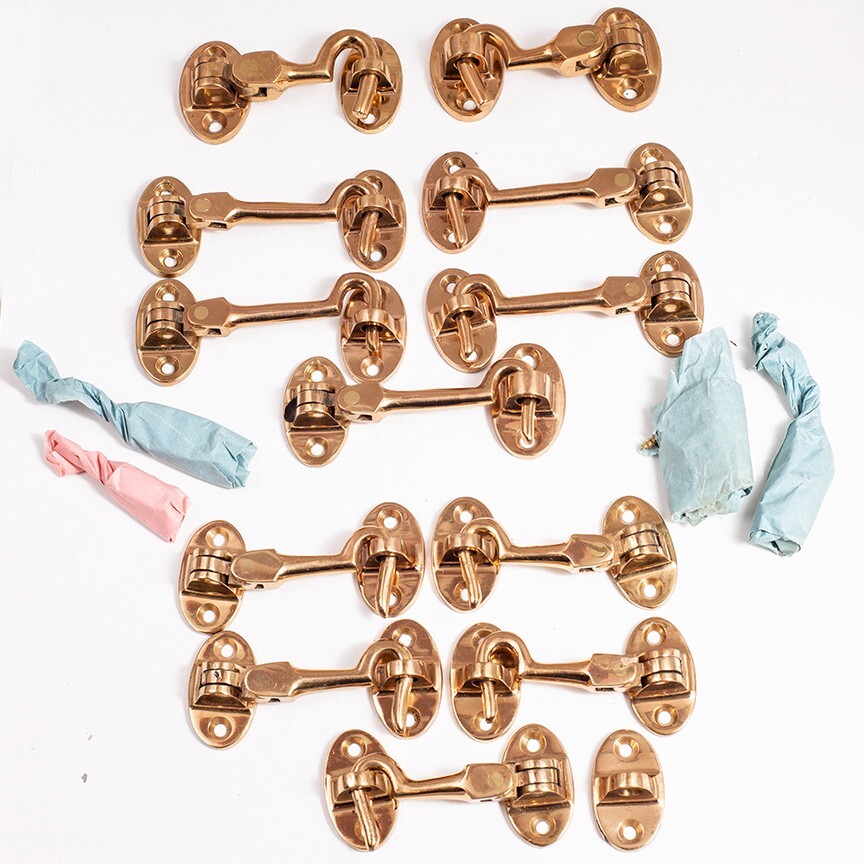 Solid Cast Brass Latches