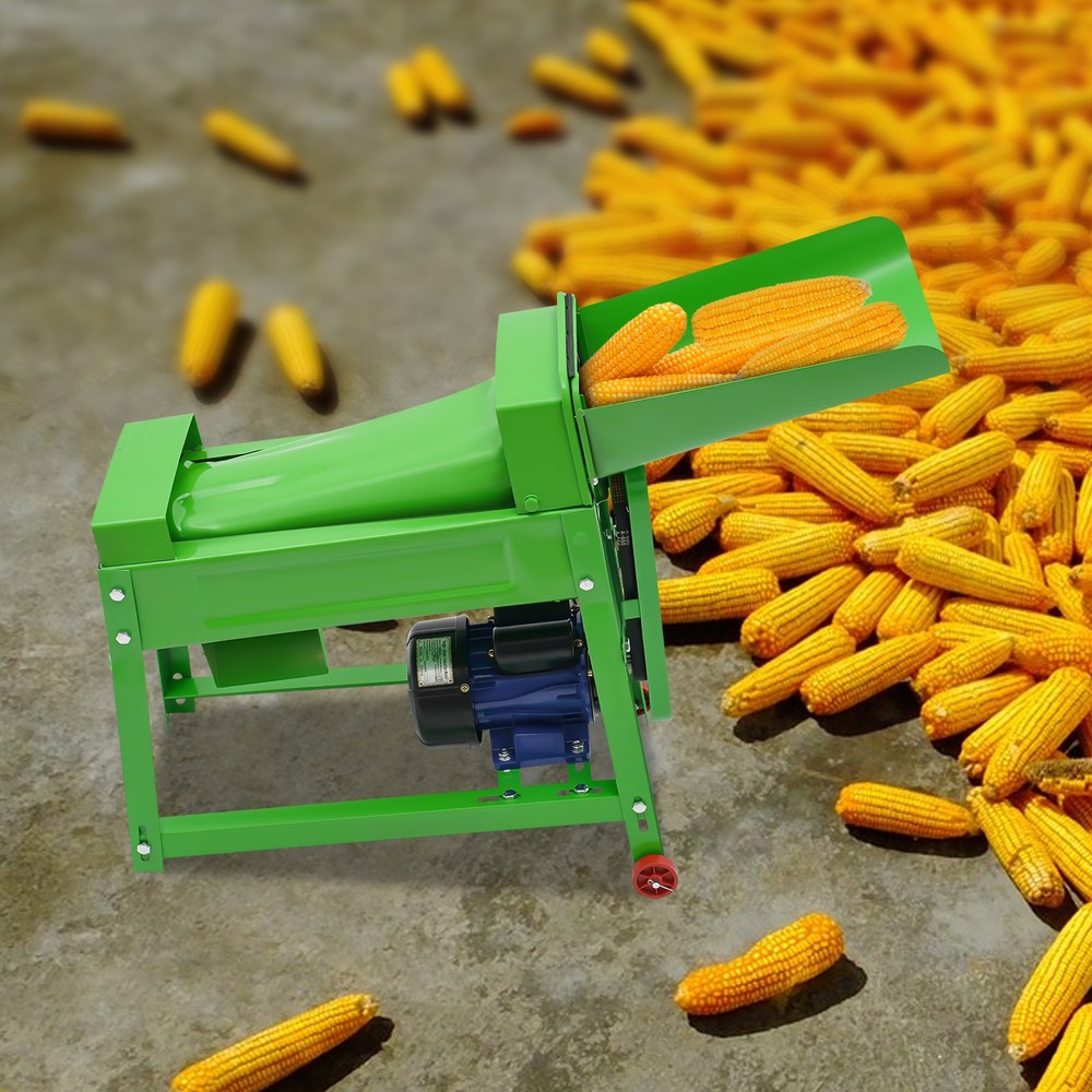 Electric Corn Threshing Machine Heavy Duty Automatic Corn Threshing Machine 480W