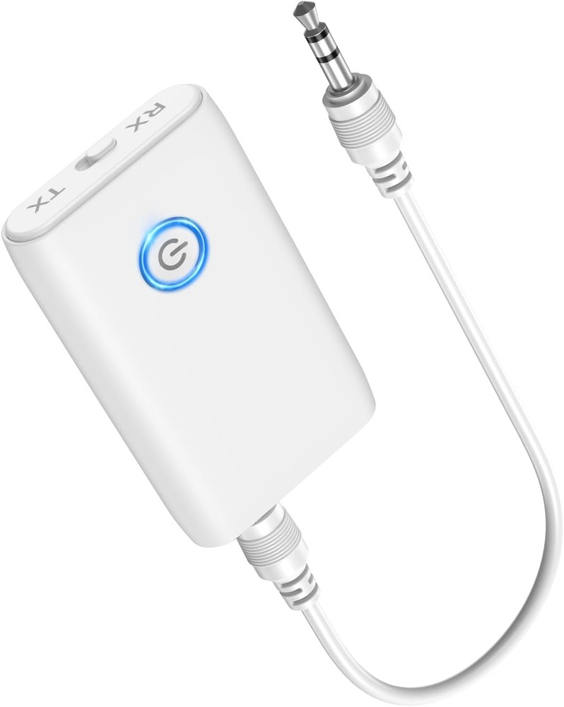 Upgraded Bleutooth 5.3 2-in-1 Transmitter Recevier Wireless AUX  Adapter Car