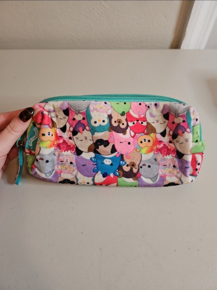 Squishmallow Small Soft Cute Small Pencil or Makeup Bag