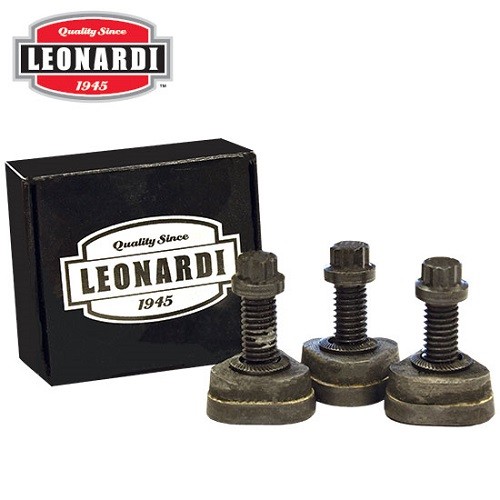 Leonardi Tooth Set, Black - Standard teeth (3 Teeth in Set)