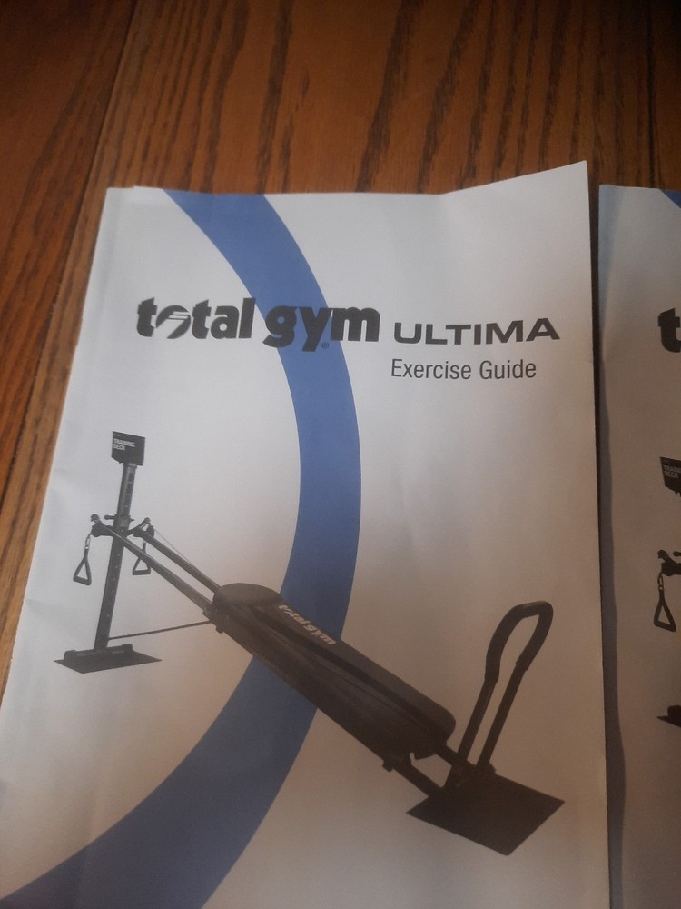 Total Gym Ultima Exercise Guide & Owner's Manual Instruction Booklets