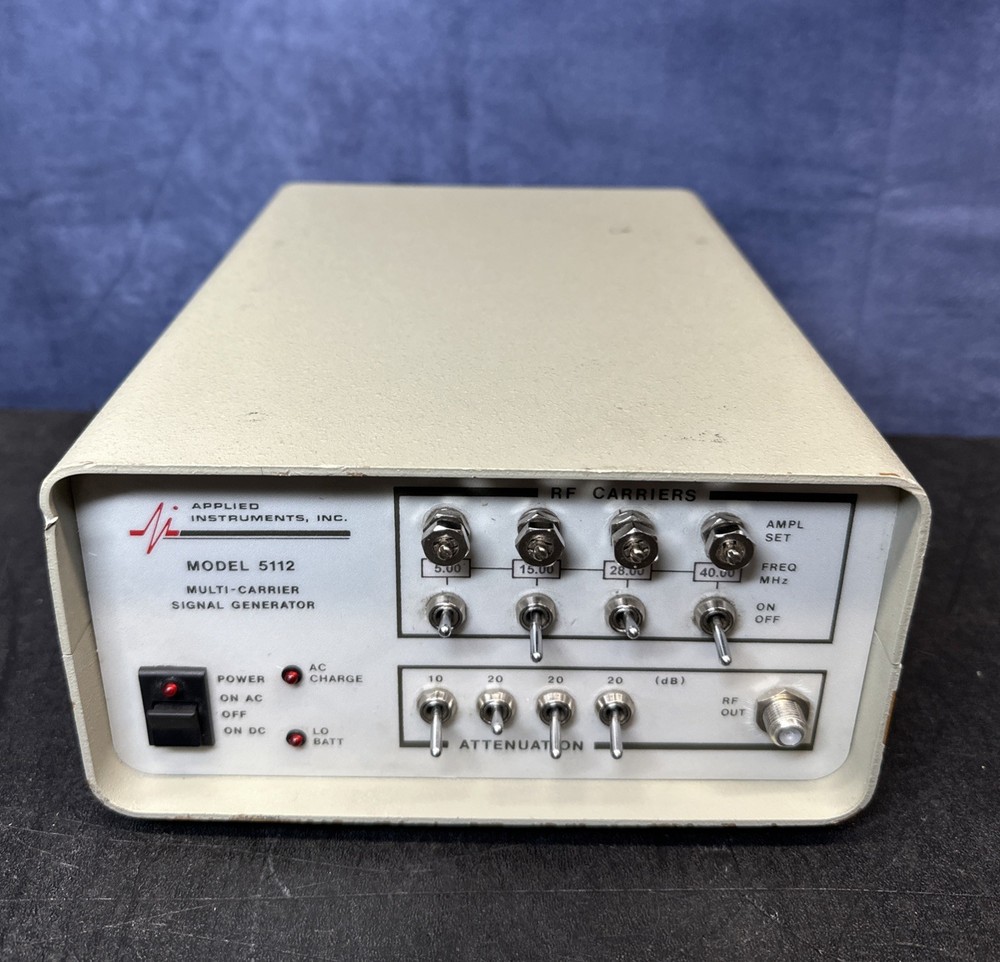 Applied Instruments Model 5112 Multi-Carrier Signal Generator