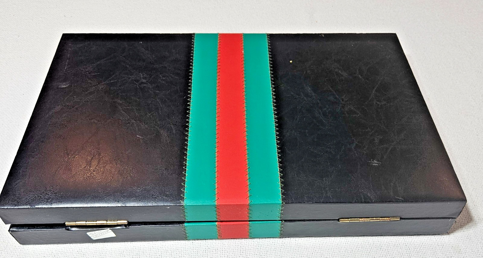 Vintage Portable Casino Roulette, Craps, Baccarat, Black Jack Vinyl Case & Instr