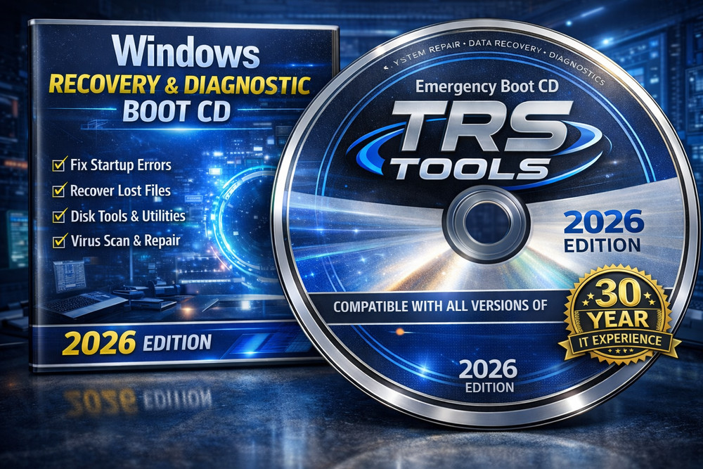 Windows Boot Repair & Recovery DVD | Fix Startup Errors, Disk Diagnostics