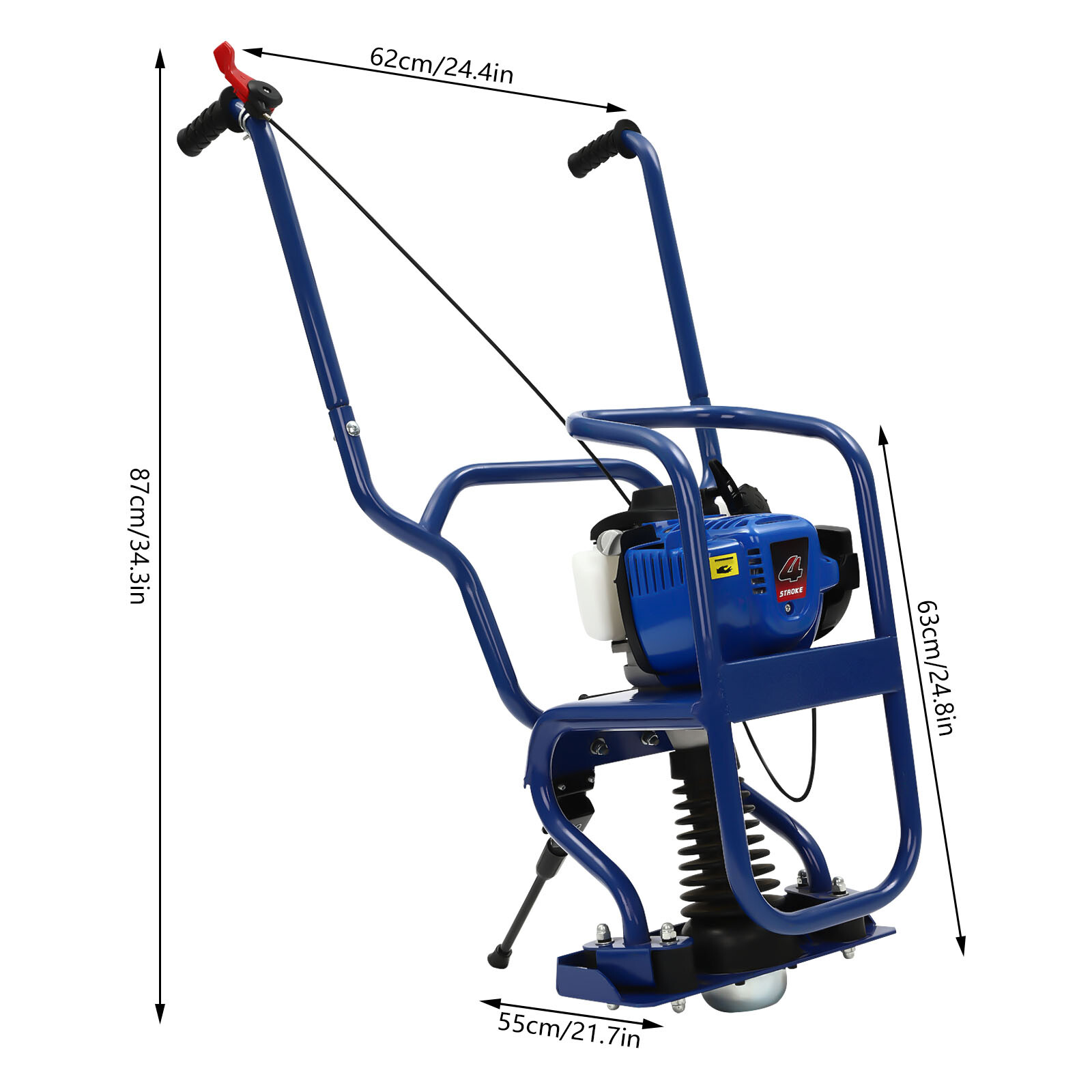 3.2-16ft Screed Concrete Float 37.7cc Gas Vibrating Tool
