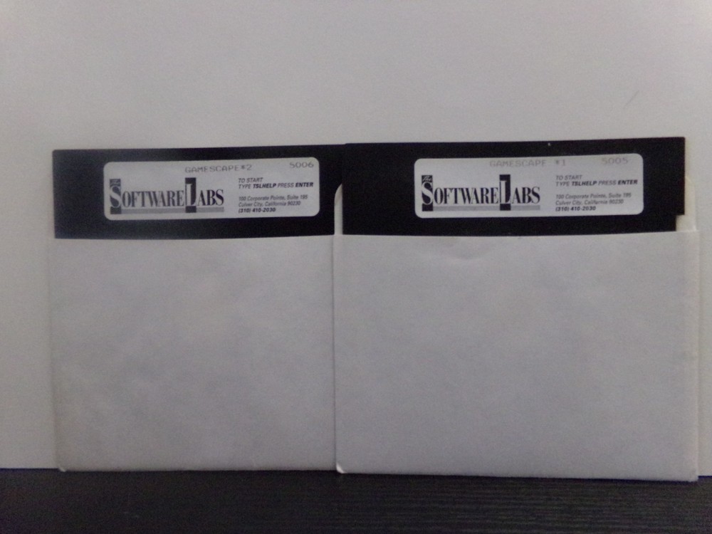 SoftwareLabs Gamescape 1 & 2 Floppy Disk