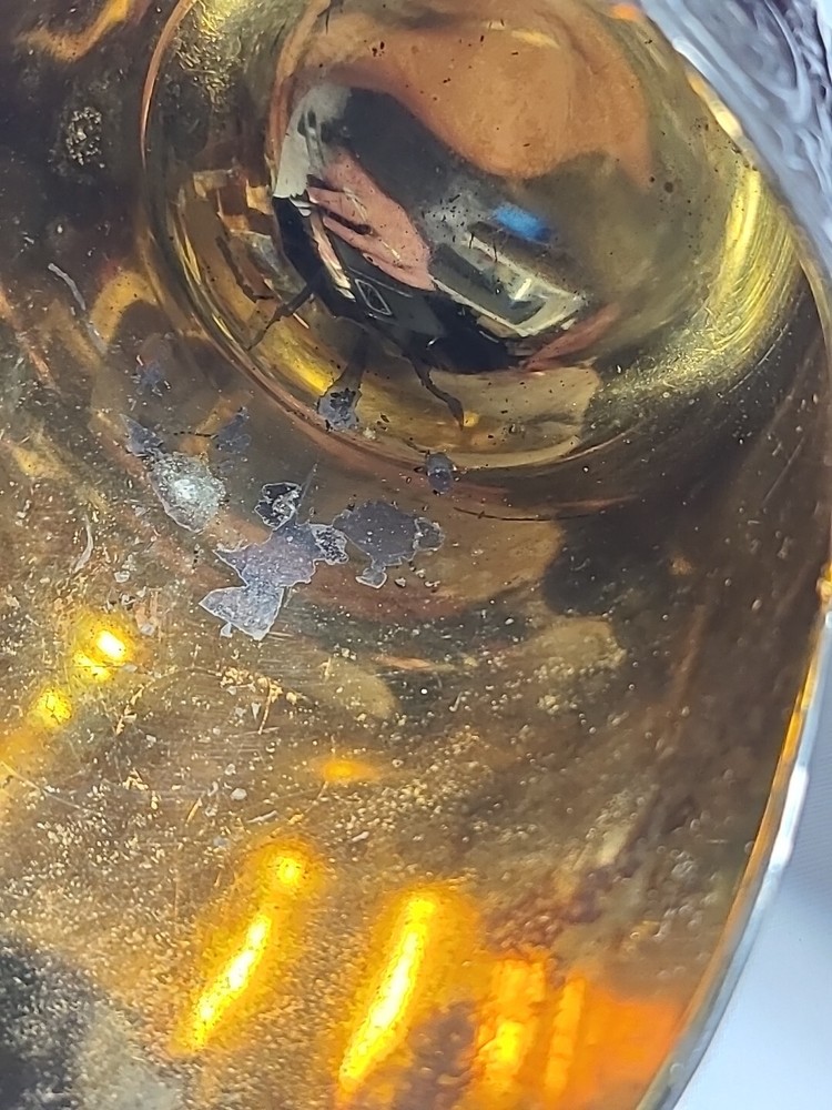 Vintage Sugar Scuttle E.P.ZINC Silverplate Alloy Japan