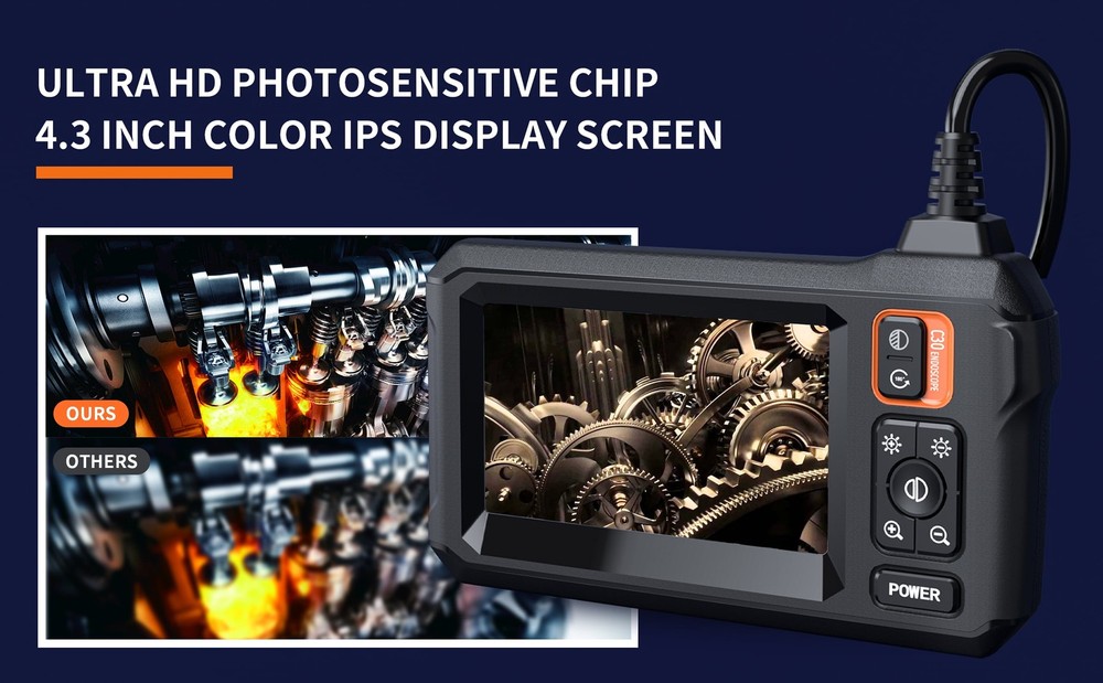 50ft Borescope Camera Multifunctional Ergonomically Designed