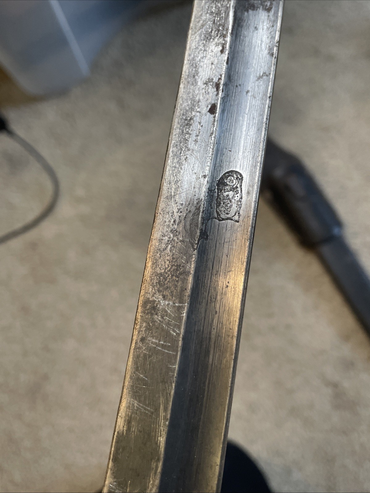 RARE Vintage World War 2 GERMAN K98 Matching Numbers Bayonet w/ Sheath & Frog