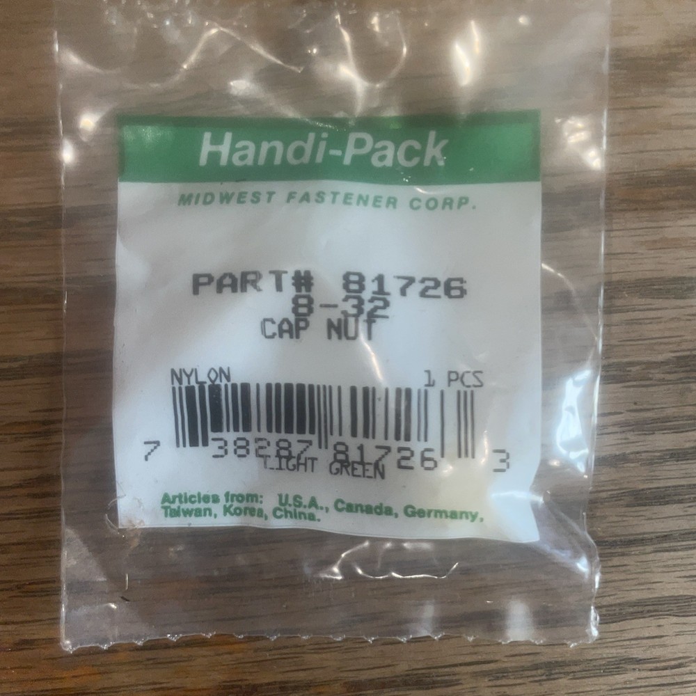 Handi-Pack 81726 8-32 Acorn Cap Nut