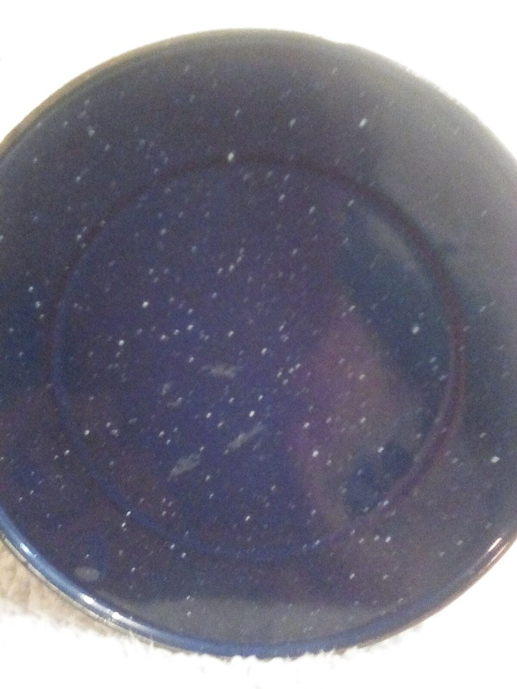 blue enamel coffee pot