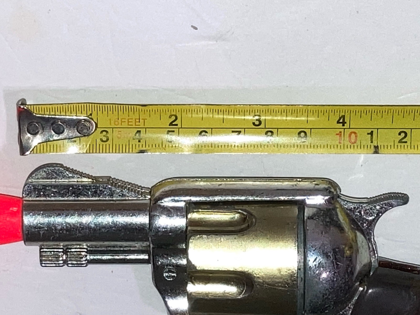 1959 Mattel Shootin' Shell Snub-Nose 38 Toy & Holster, Badge & Papers In Box