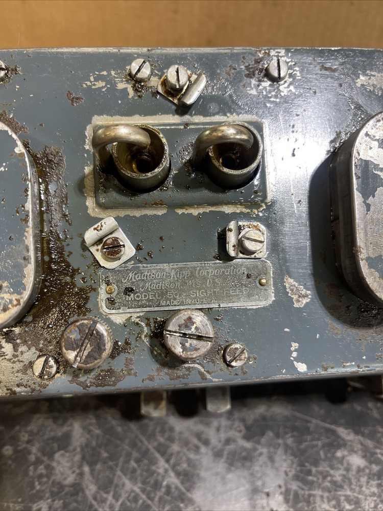 Madison Kipp Model 50 Sight 4 Feed Ratchet Oiler Lubricator Machine Engine
