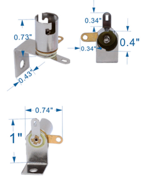 Rebaydo 2pcs BA9S Socket With Stand
