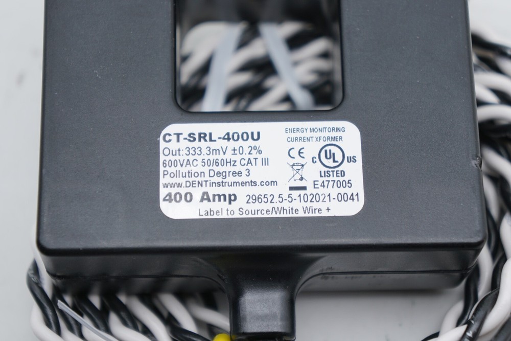 New Dent CT-SRL-400-U Revenue Grade Hinged Split Core Current Transformers, 400A