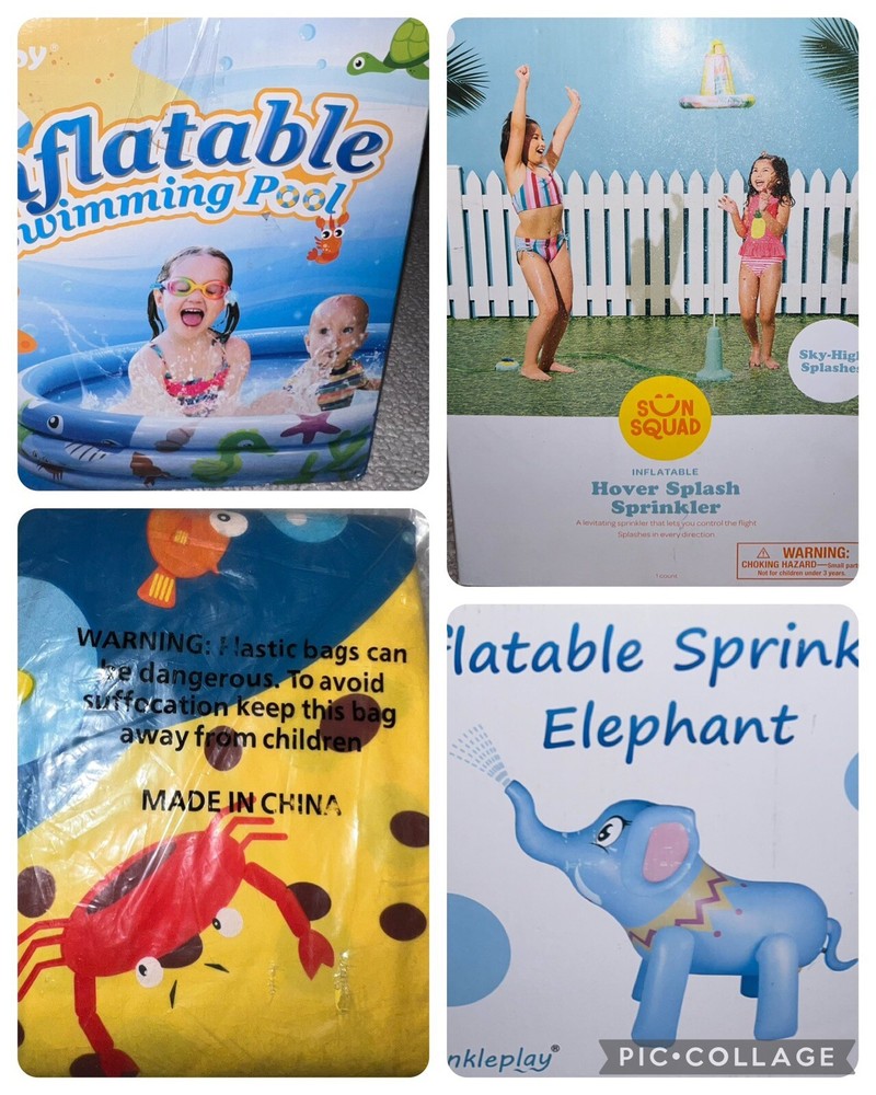 inflatables, $20 ea