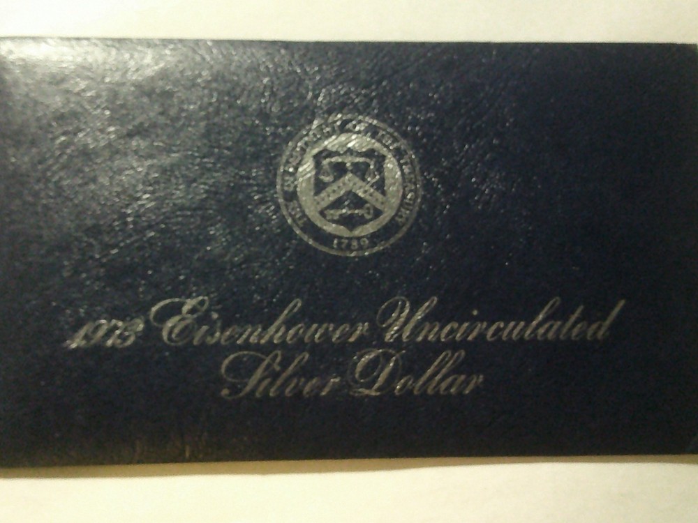 1973 IKE SILVER DOLLAR  Blue Pack