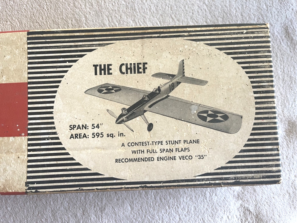 " THE CHIEF "--- VECO -- CONTROL LINE STUNTER--COMPLETE KIT ONLY