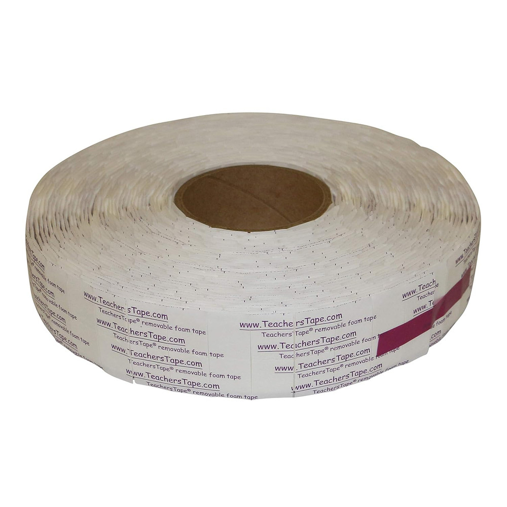 Teachers Tape™ Bulk Pack (2000 Pieces per Roll), Double-Sided Removable Foam ...
