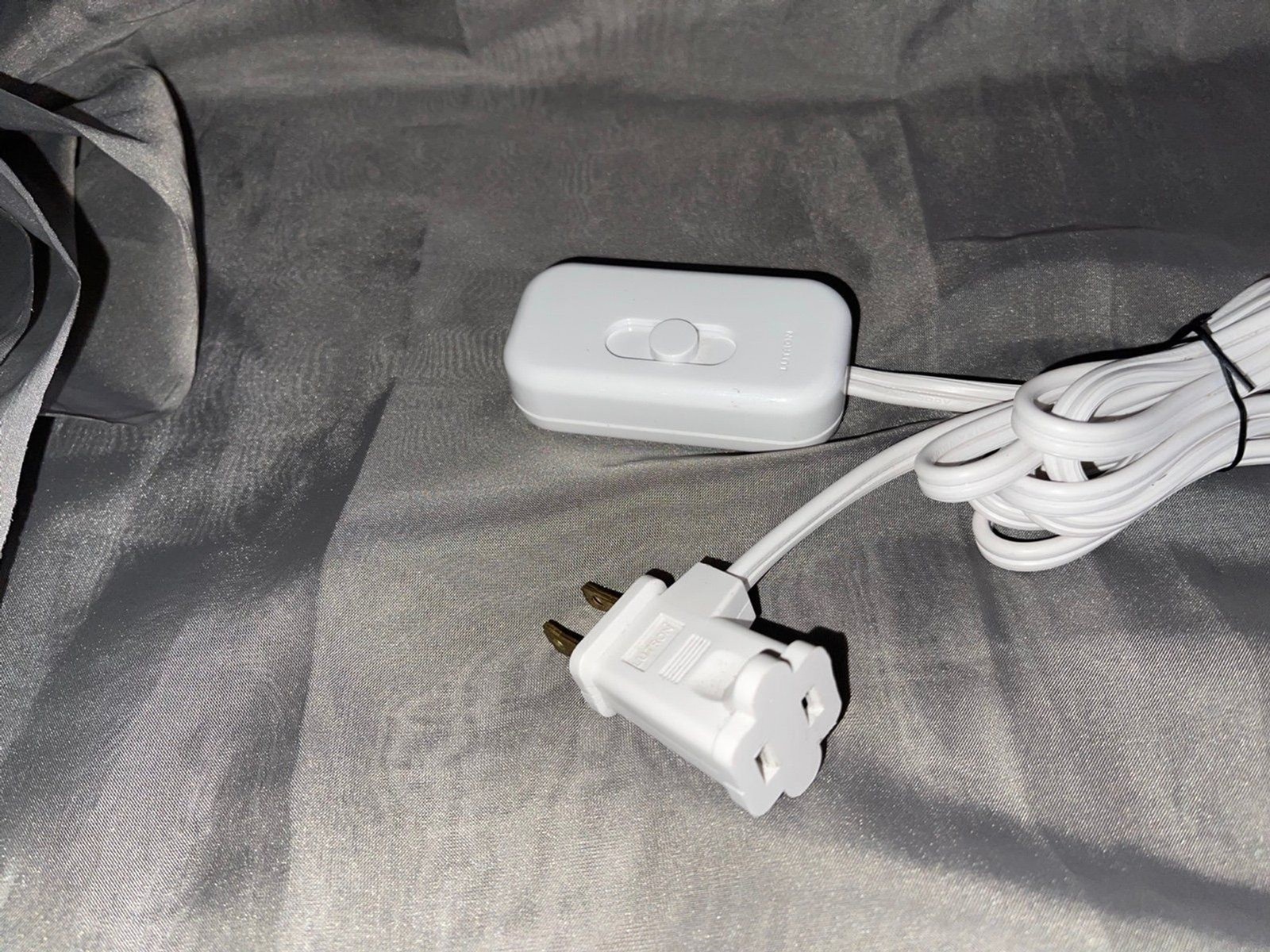 2X Lutron Credenza LED Light Dimmer Switches w/ 2-Prong US Cord TTCL-100 WHITE